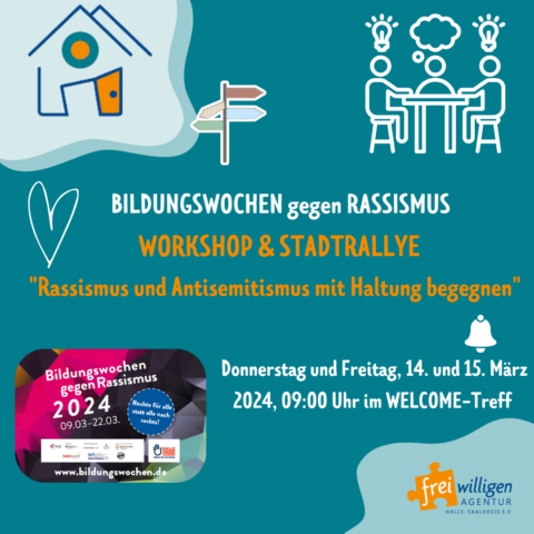 Bildungswochen gegen Rassismus: Workshop und Stadtrallye am 14. und 15. März 2024