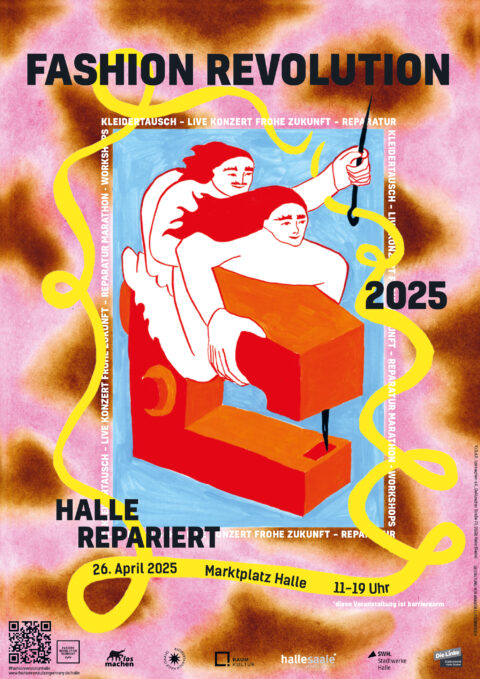 26. April 2025 Fashion Revolution Week: HALLE REPARIERT