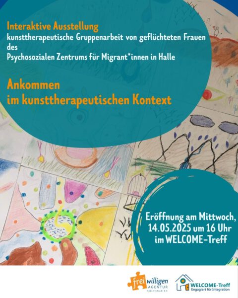 Ausstellung: Ankommen – im kunsttherapeutischen Kontext