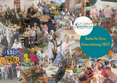 Danke für das Jahr 2025 mit euch! Der WELCOME-Treff macht Pause vom 22.12-06.01.2026