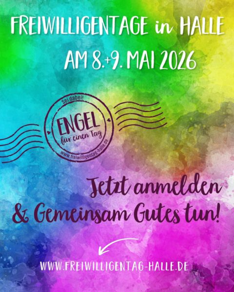 Freiwilligentage am 08. & 09. Mai – jetzt noch anmelden!