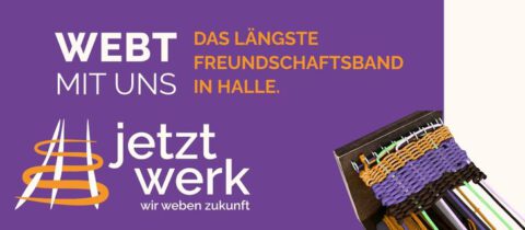 Gemeinsam Zukunft weben! Mitmachaktion auf dem Riebeckplatz